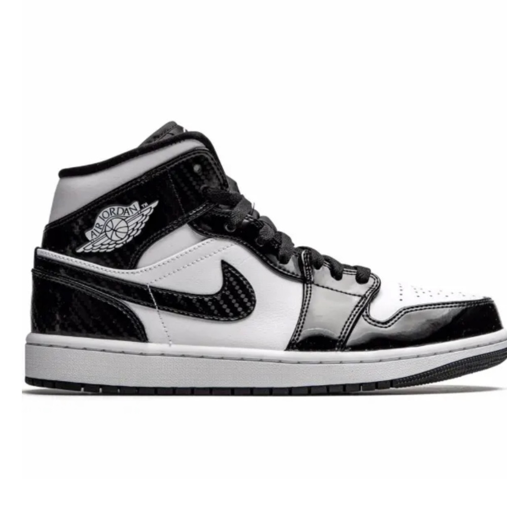 Air Jordan 1 Mid "All-Star 2021" sneakers Black/White - Picture 2 of 13